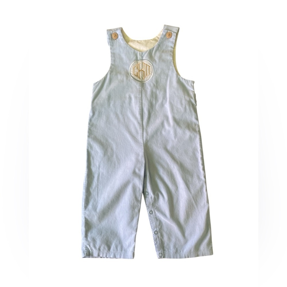 Just Ducky Light Blue Kids Overalls size 2